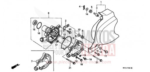 WATER PUMP VT600CN de 1992